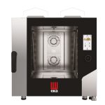 Cuptor pe gaz cu convectie cu abur Millennial Touch Screen Bakery ,6 tavi 600x400 Tecnoeka, 230V/500W, 13500kW, 850x1035x(H)950mm