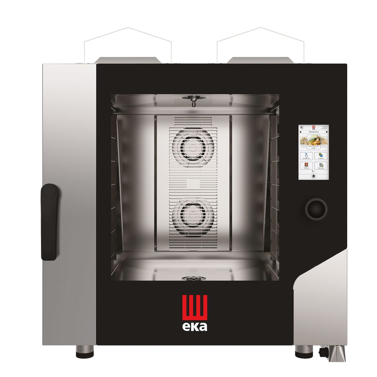405338717_BIG.jpg Cuptor pe gaz cu convectie cu abur Millennial Touch Screen Bakery ,6 tavi 600x400 Tecnoeka, 230V/500W, 13500kW, 850x1035x(H)950mm - Image 1