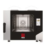 Cuptor pe gaz cu convectie cu abur Millennial Touch Screen Bakery, 4 x 600x400mm Tecnoeka, 230V/300W, 9300kW, 850x1035x(H)800mm