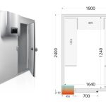 Tefcold Crpf1824+Set de Rafturi Sistem Kit 46206