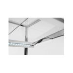 Vitrina frigorifica de prezentare interval temp. 2/6?C, 480 W corp inox, ARKTIC by Hendi, 650x805x(H)1445 mm, 300 Litri, Clasa energetica C - Image 3