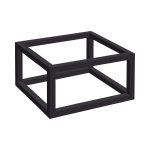 Suport pentru tăvi GN1/1 Madeira Black Fine Dine