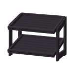 Stand / Suport Madeira Black cu 2 niveluri 574x323x441 mm Fine Dine