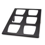 Display Skiatos Black Buffet pentru 6 boluri, 500 x 745 x 330 mm Fine Dine