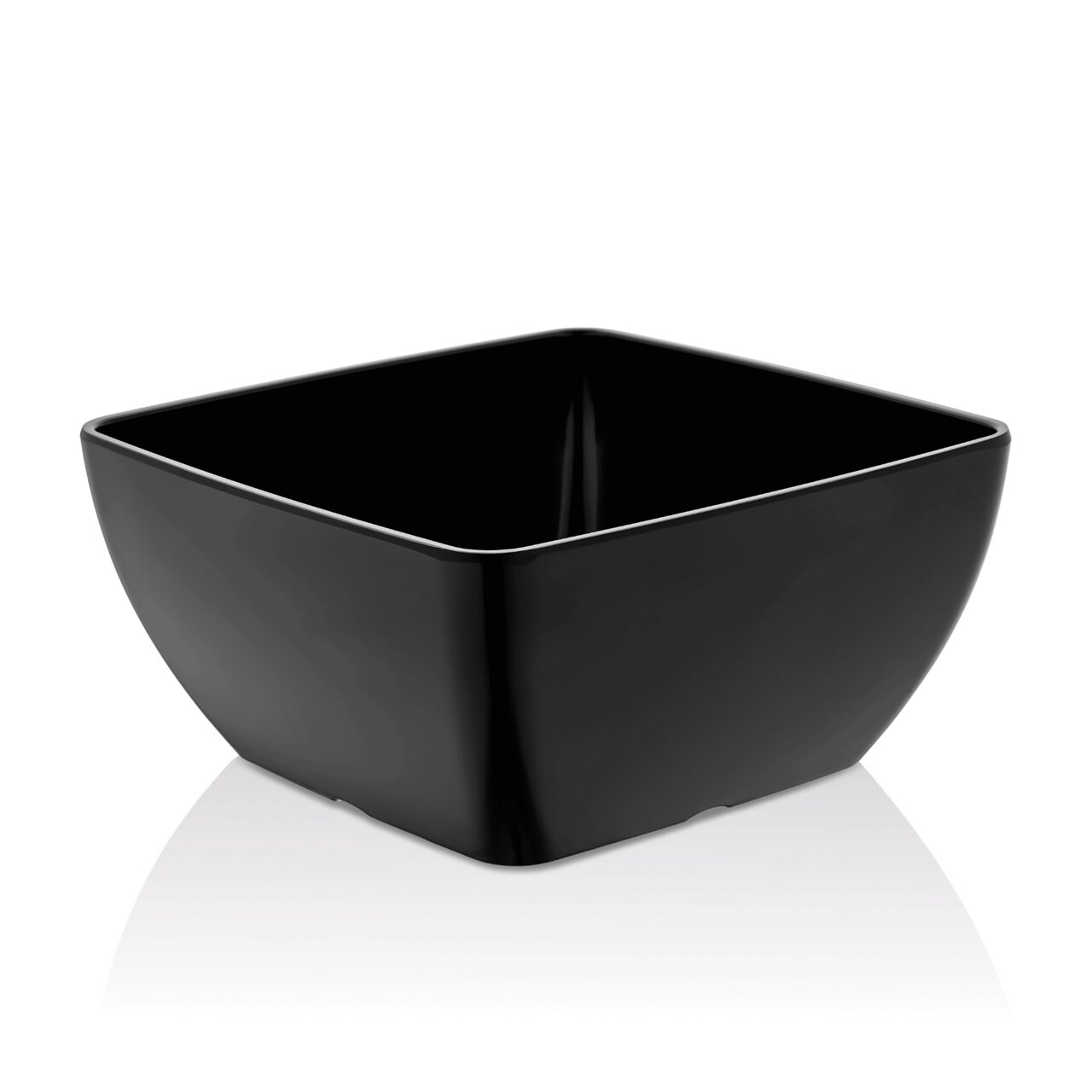 427854366_BIG.jpg Bol pătrat din melamină negru, 190x190x(h)90 mm - Image 1