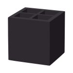 Suport pentru tacamuri Madeira Black 150x150x150 mm Fine Dine