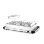 Incalzitor electric cu 3 tavi GN 1/3, 230v, 400w, Hendi 657x381x(h)161