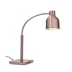 Lampa de încălzire flexibilă, HENDI, culoare cupru, 220-240V/250W, 268x200x(H)660mm
