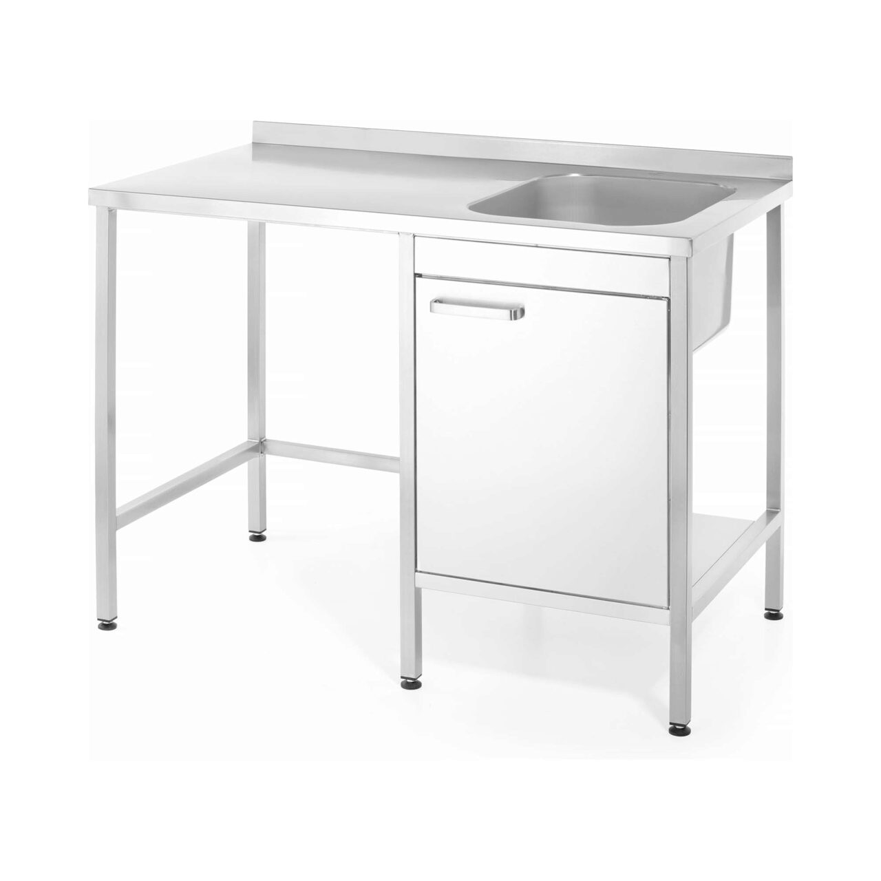 428112985_BIG.jpg Masă cu chiuvetă și loc pentru mașină de spălat vase/congelator Oxygen, 1200x650x(H)900 mm, Barmatic - Image 1