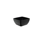 Bol pătrat din melamină, negru, 250x250x(h)120mm Fine Dine