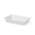 Tava de preparare, HENDI, 3L, Alba, 340x235x(I)70mm, Dreptunghiulara
