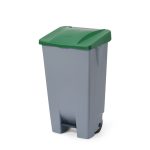 Container de gunoi, HENDI, 120L, Gri deschis, 510x425x(H)875mm