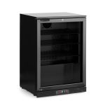 Vitrina frigorifica de bar cu o singura usa, Arktic, 105L, Neagra, 220-240V/120W, 600x530x(H)870mm