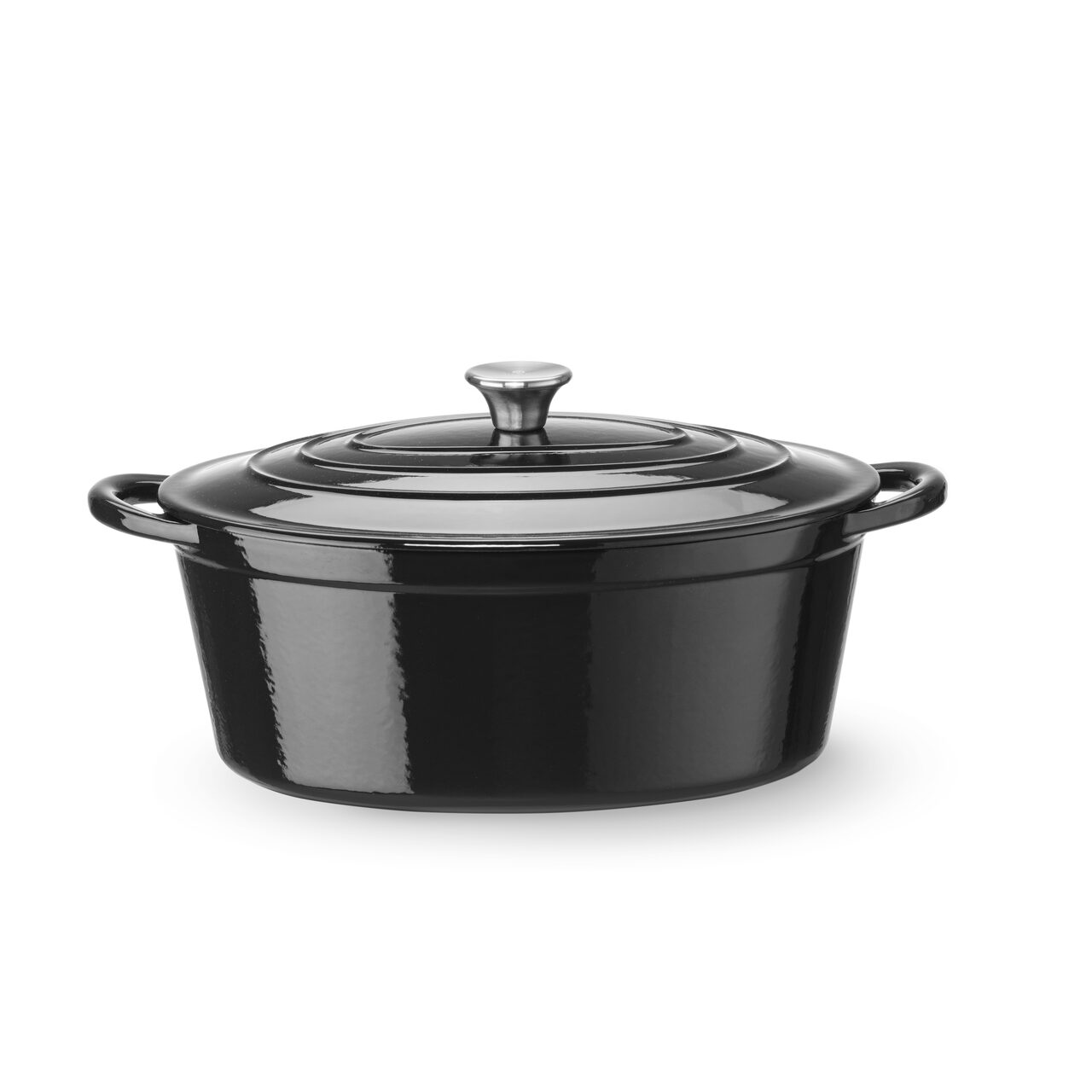 428358940_BIG.jpg Tava din fonta emailata, HENDI, 6,88L, Negru, 405x255x(H)134mm - Image 1