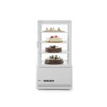 Vitrina rece pt prezentare, alba, 68 lt, interval temp 0-12 gr C, 170 W, 3 rafturi reglabile pe inaltime, ARKTIC by Hendi, 452x406x(H)891 mm, Clasa energetica C - Image 5
