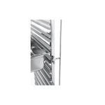 Carucior pentru debarasare tavi, cu roti, capacitate dubla 2 x 15 tavi GN 1/1 (530x325 mm), Hendi, compact, din inox, 798x610x(H)1710mm - Image 2