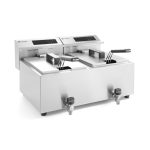 Friteuza MasterCook cu robinet scurgere - 2 x 8 lt. - Image 2