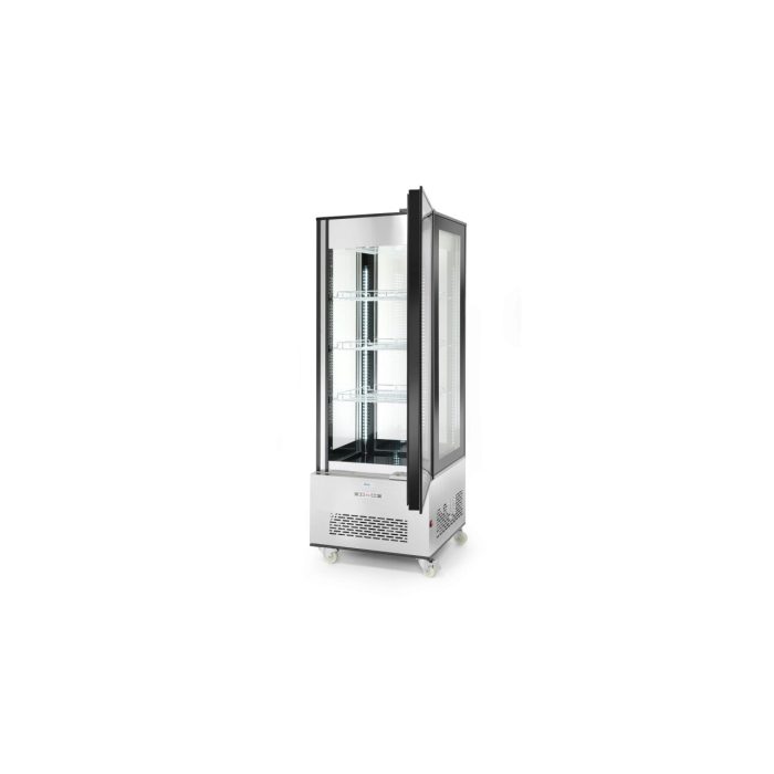 Vitrina frigorifica de prezentare interval temp. 2?/6?C, 500 W, corp inox, ARKTIC by Hendi, 850x650x(H)1908 mm, Clasa energetica C - Image 3