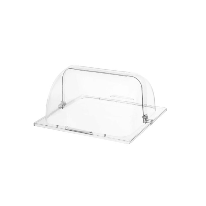 Cos servire polyratan cu capac rolltop din policarbonat, GN 2/3, Hendi, 365x345x(H)265 mm - Image 3