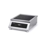 Plita cu inductie profesionala, Hendi Profi Line, model 5000 D ,putere 5000 W, control digital, corp inox, 39,8 cm x51,5 cm x16,8 cm inaltime - Image 3