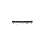 Suport magnetic pentru cutite, 60 cm, cu 6 carlige agatare, Hendi - Image 2