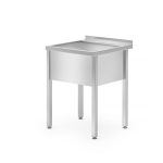 Spalator cu 1 Cuva Mare - sudata, otel inoxidabil, Hendi, Profi Line, 600x600x(H)850 mm