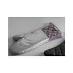 Set 2 x Manusi bucatarie din fibra sticla pt protectie caldura, rezista pana la 350 gr C, lungime 43 cm, Hendi - Image 3