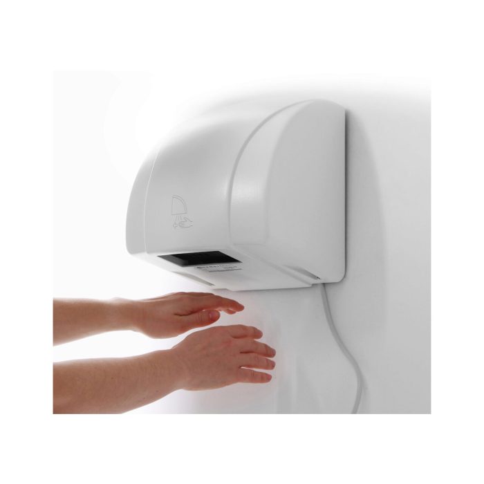 Uscator de maini, 1500W, activare prin senzor de miscare, corp alb, Hendi, 240x210x(H)265 - Image 3