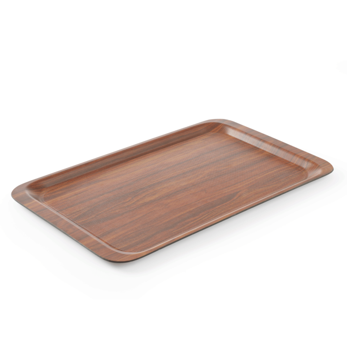 Tava servire dreptunghiulara 43x61 cm, lemn armat laminat cu strat anti-alunecare, Hendi - Image 6