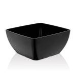 Bol pătrat din melamină negru, 190x190x(h)90 mm - Image 8