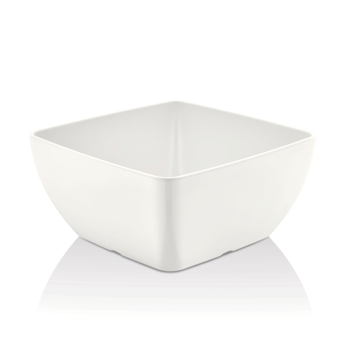 Bol pătrat din melamină, alb, 125x125x(h)65 mm Fine Dine - Image 9