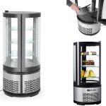 Vitrina frigorifica de prezentare interval temp. 2?/6?C, 460 W 360 l corp inox, ARKTIC by Hendi, 680x(H)1750, Clasa energetica C - Image 6