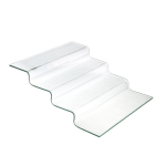 Scari tip bufet din sticla transparenta Vetro, Fine Dine 400x350x(H)125mm - Image 8
