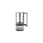 Vitrina frigorifica de prezentare interval temp. 2?/6?C, 460 W 360 l corp inox, ARKTIC by Hendi, 680x(H)1750, Clasa energetica C - Image 7