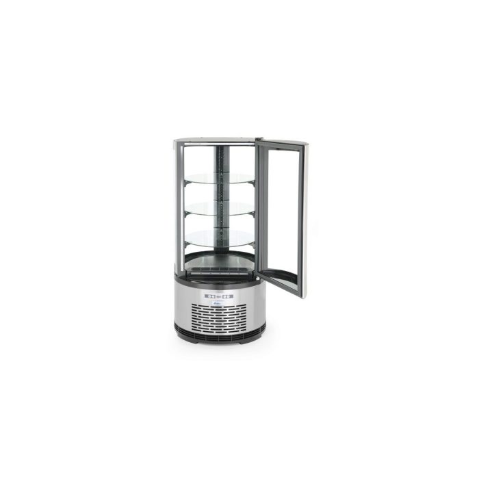 Vitrina frigorifica de prezentare interval temp. 2?/6?C, 460 W 360 l corp inox, ARKTIC by Hendi, 680x(H)1750, Clasa energetica C - Image 7