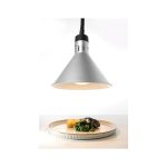 Lampa de caldura conica, argintie ø275x(H)250 mm, 230V, 250W - Image 4