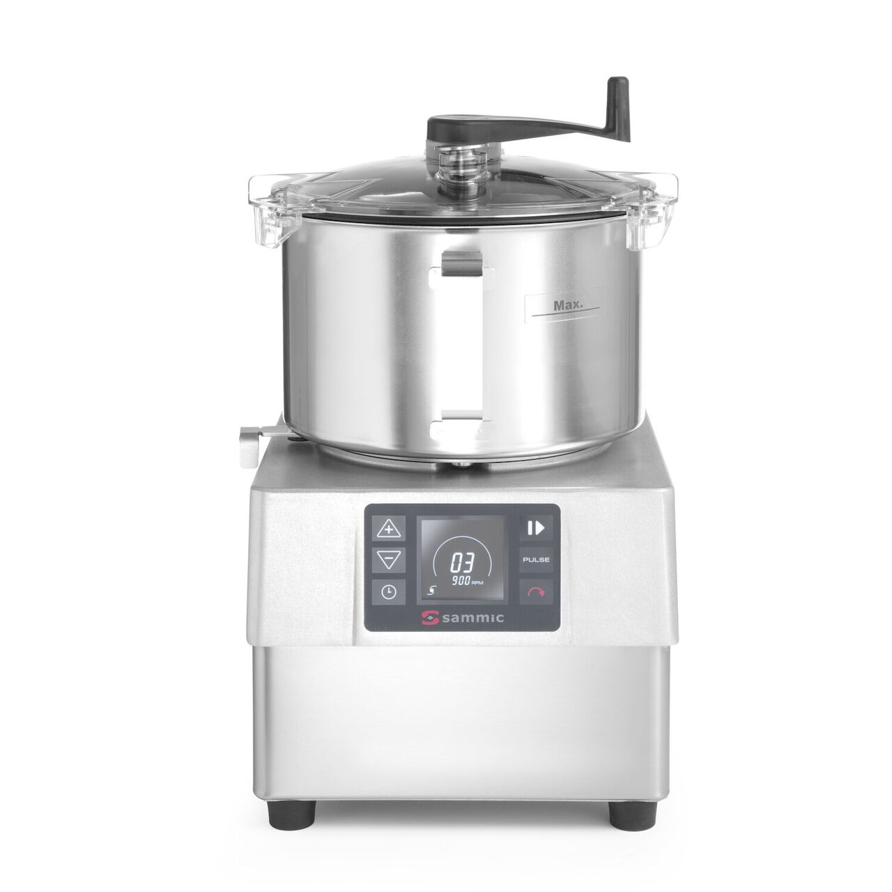 60208211_BIG.jpg Taietor-emulsificator electric profesional pentru legume, SAMMIC KE-5V, 10 viteze intre 385-3000 rpm, putere 1250W, capacitate 5,5 litri - Image 1