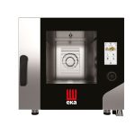 Cuptor gastronomie Millennial Touch Screen Gastro, cu sistem de spălare automată, capacitate 5 tavi GN1/1, Tecnoeka, 400V/7800W, 730x849x(H)700mm