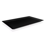 Tavă dreptunghiulară GN 1/2 melamină, neagră 325x265x(H)30 Fine Dine