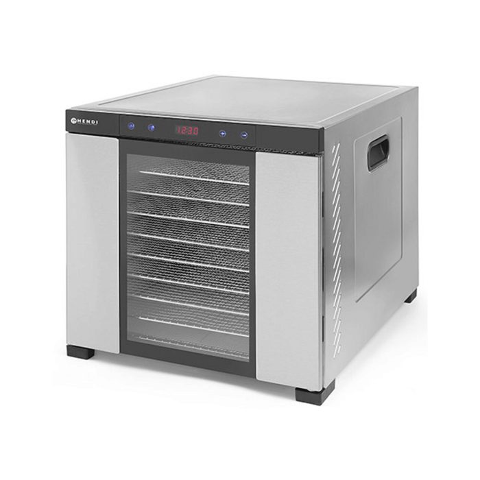 Deshidrator alimente Hendi Profi Line, 1000 W, 10 tavi, Temperatura reglabila 35-75?C, Gri - Image 2