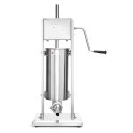 Aparat umplut carnati profesional, capacitate 5 kg, Hendi Profi Line, inox, 4 palnii incluse - Image 6