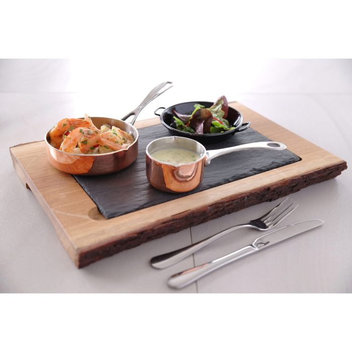 Mini tigaie pentru prajit Hendi, cupru/aluminiu/otel inoxidabil, 12 cm diametru x 3 cm inaltime - Image 4