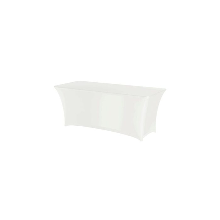 Fata de masa tip husa, alba pentru masa dreptunghiulara, Hendi, 1500x760x(H)730mm, 90% micro poliester / 10% elastan - Image 2