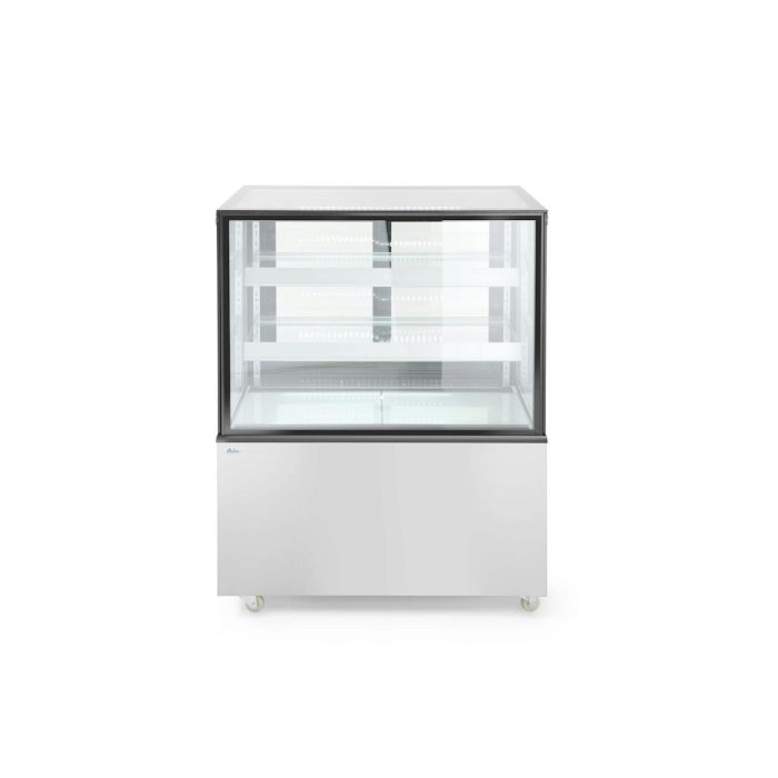 Vitrina frigorifica de prezentare interval temp. 2/6?C, corp inox, 300 litri, 480 W ARKTIC by Hendi, 915x675x(H)1210 mm, Clasa energetica C - Image 5