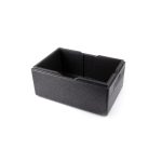 Cutie termoizolanta cu capac pentru transport, 40 lt, GN1/1, interior 538x338x(H)234mm, Hendi Kitchen Line, spuma polipropilenica, exterior 600x400x(H)285 mm - Image 6