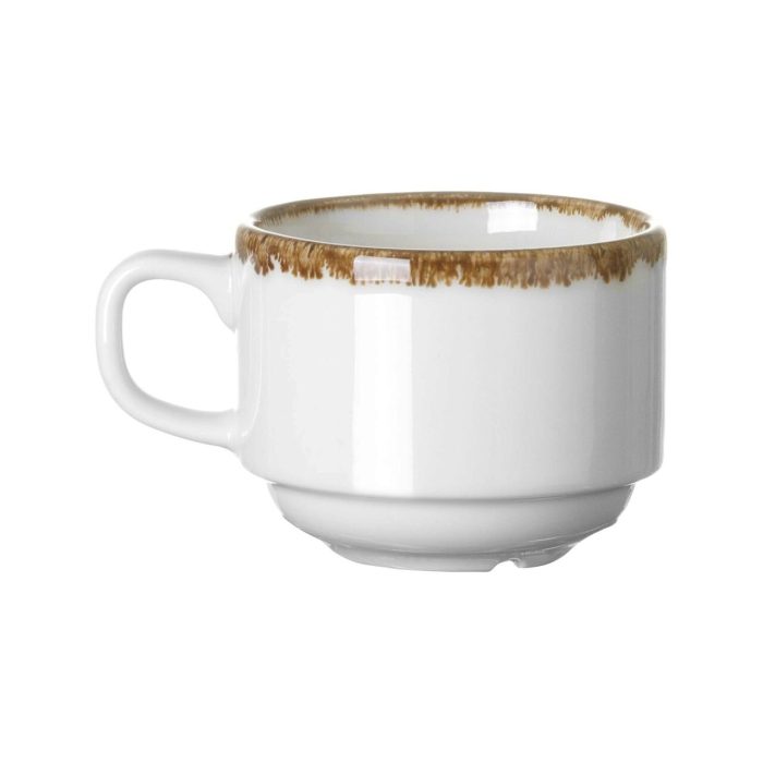 Ceașcă stivuibilă pentru ceai și cafea Vanilla, 200ml Fine Dine - Image 10