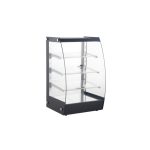 Vitrina neutra de prezentare profesionala Hendi 75 L, 3 rafturi reglabile pe inaltime, Inox 415x390x(H)716 mm - Image 2