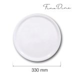 Farfurie Hendi pentru pizza, portelan durabil rezistent la temperaturi, diametru 330 mm - Image 2