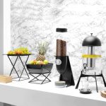 Suport bufet Skiatos, Suport bufet Skiatos, Fine Dine, negru 180x180x200mm - Image 5