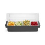 Cutie ingrediente cu 4 compartimente, Bar , 480x150x(H)100mm - Image 9